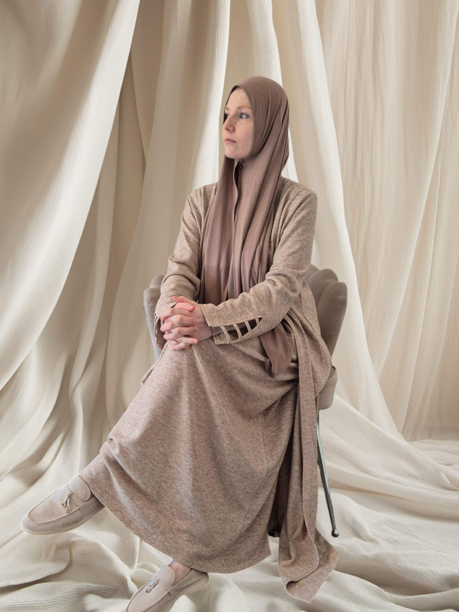 SERENITY ABAYA - Taupe